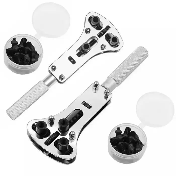 Outil de réparation de montre à 3 griffes avec couvercle inférieur arrière et outil de démontage arrière pour remplacement des accessoires occassions spéciales