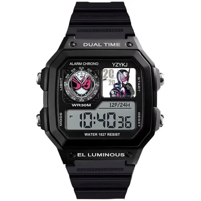 Kamen Rider montre numérique carré-anime