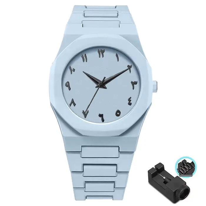 Mode 2025 simple hommes montre à quartz Casual Business PC bracelet
