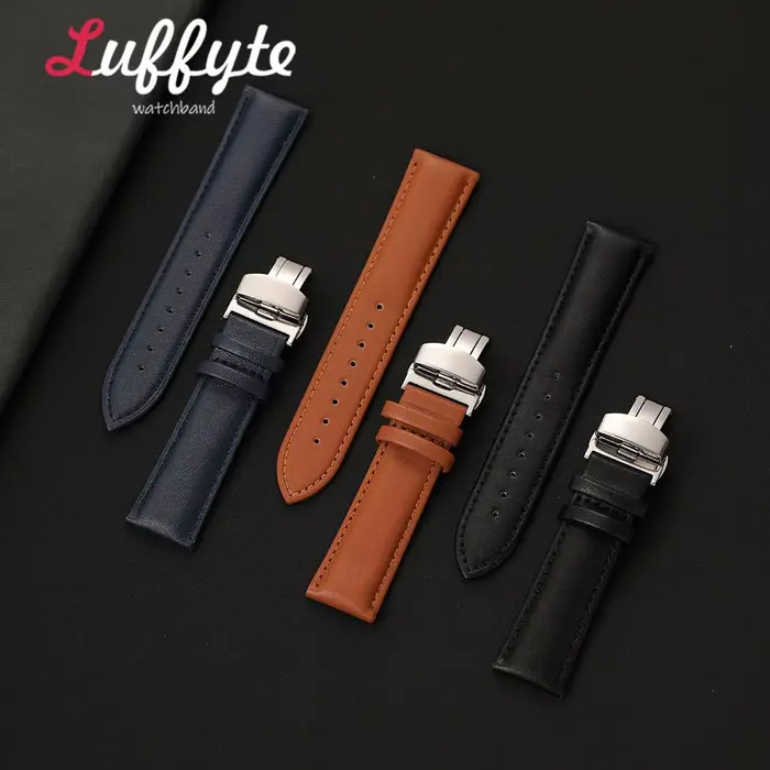 Bracelet de montre en cuir PU pour hommes et femmes