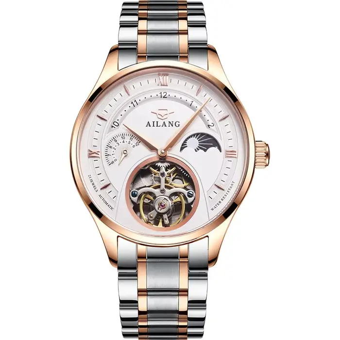 Nouvelles Montres Mécaniques Automatiques AILANG 2026 Entièrement Serties de Saphirs, Bracelet en Cu