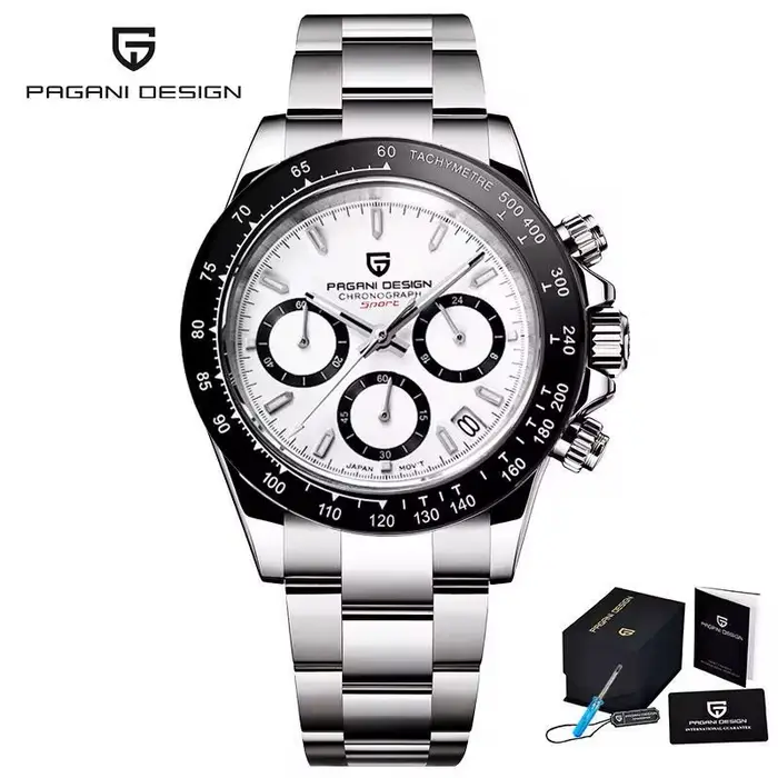 Nouvelle montre à quartz de luxe PAGANI DESIGN 2026, saphir, étanche, lumineuse, pour homme, mouveme