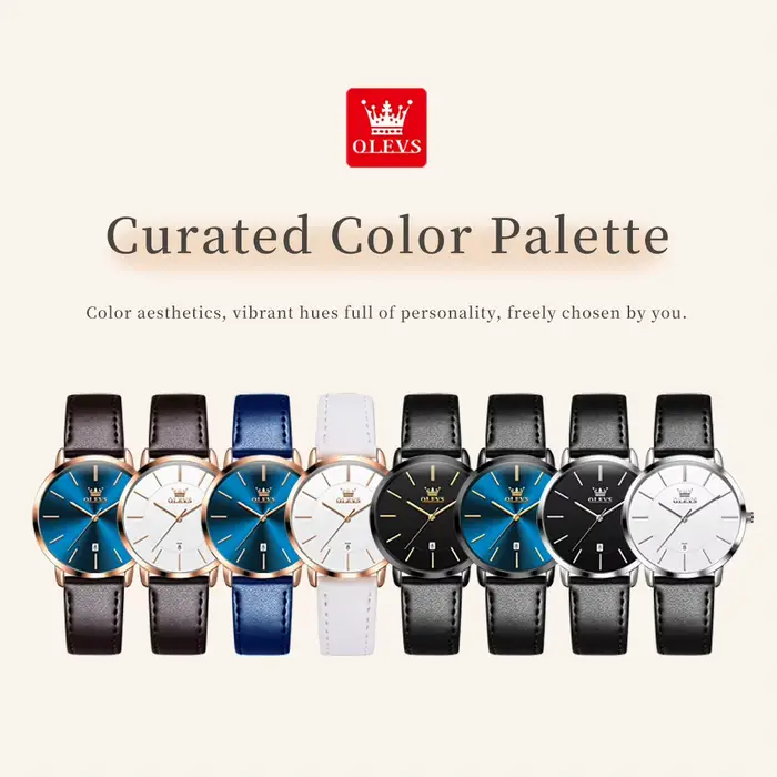 OLEVS offre spéciale femme montre minimaliste mode Ultra mince 6.5mm étanche Quartz montre-bracelet marque originale