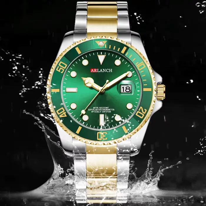 ARLANCH hommes montre à Quartz haut de gamme de luxe montres étanches mode