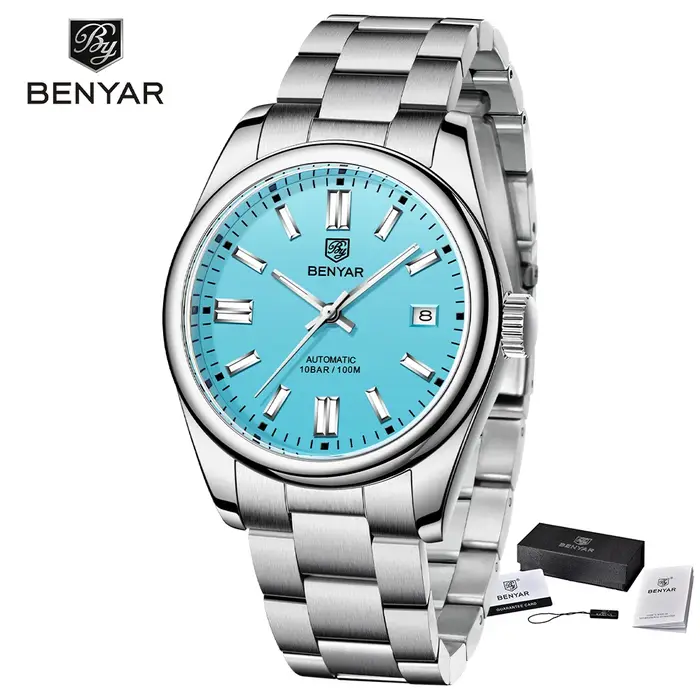 Montre mécanique automatique de luxe pour homme BENYAR