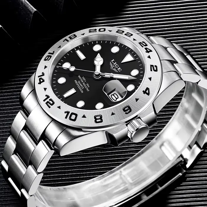 Montre Homme LIGE Tendance : Montre Sportive de Luxe pour Hommes