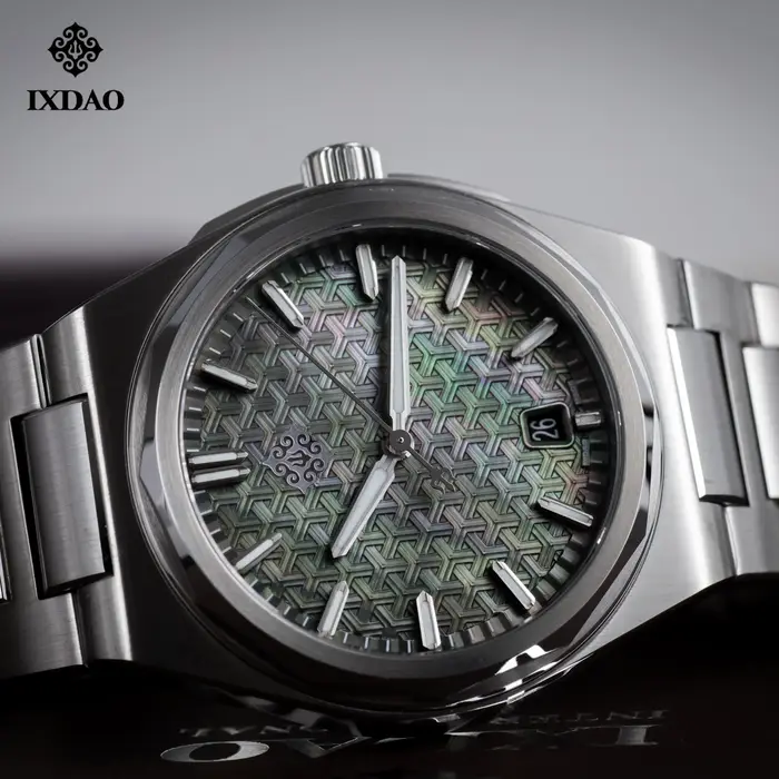 IX & DAO 2025 nouvelle montre mécanique automatique pour hommes Warrior 37mm mouvement Miyota 9015 saphir acier inoxydable étanche 10Bar BGW
