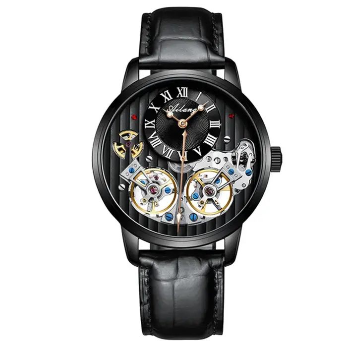 Montres à double volant pour hommes