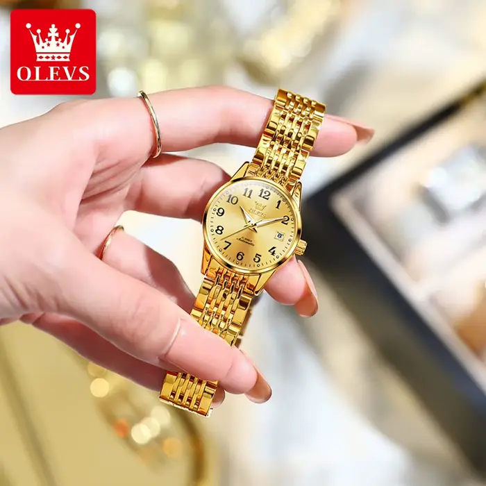OLEVS 6666 femme montre mode Simple échelle numérique dames