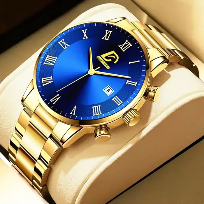 2023 mode hommes Golde montres de luxe minimaliste Quartz montre-bracelet