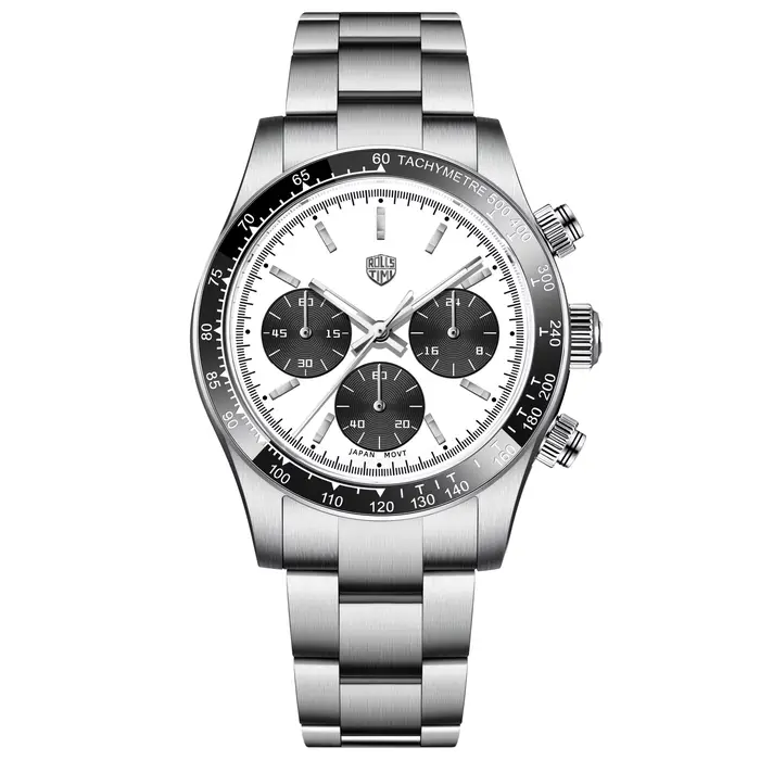 Nouvelles Montres Hommes RollsTimi 2026 – Montre-Bracelet de Luxe à Quartz Chronographe pour Homme, 