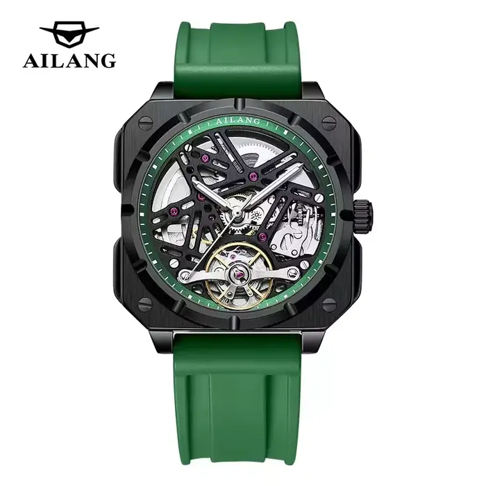 Montre automatique à tourbillon AILANG 8011 2026 à cadran carré