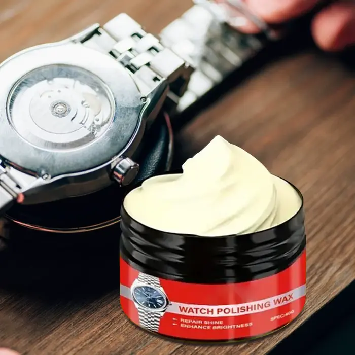 Kit de polissage de montre, outils de réparation, retrait des rayures avec bracelet en éponge et rép