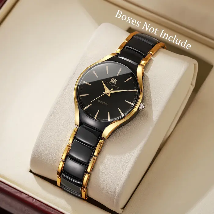 Mode femmes montres de luxe en acier inoxydable bande montre à Quartz pour dames horloge Reloj Mujer (sans boîte)