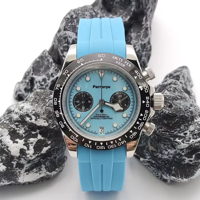 Nouveau chronographe VK64 montre à Quartz 39.5mm 316L acier inoxydable 50M étanche lumineux hommes sport affaires montres