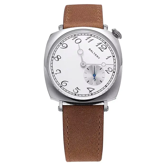 Baltany Quartz 1921 montres homme S4072 montres-bracelets à rappel abordables saphir cristal saphir