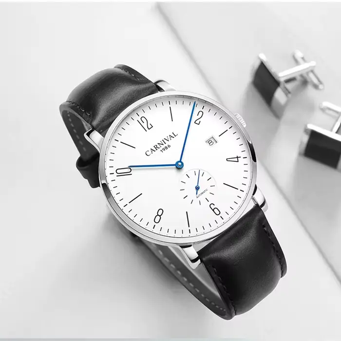 CARNIVAL marque mode affaires montres pour hommes de luxe automatique