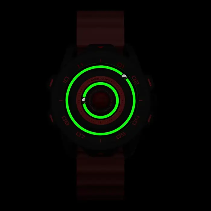 Daniel Gorman Planet Series montre à Quartz pour hommes magnétique analogique boule de fer lumineux Sport