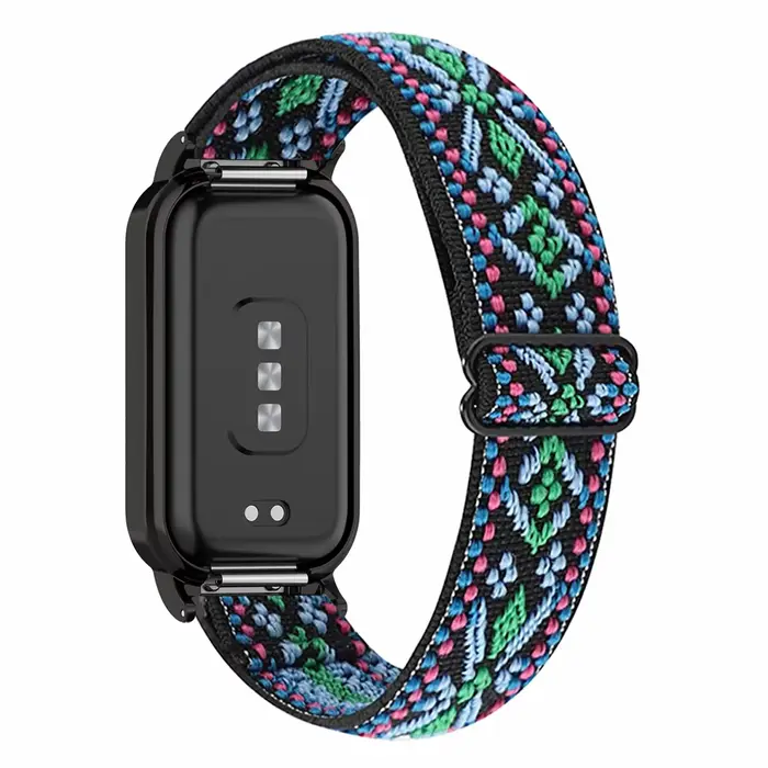 Bracelet de montre élastique en acier inoxydable pour Xiaomi Mi Band 8, sangle active, polyvalent pour homme et femme, adapté aux activités physiques, idéal pour offrir