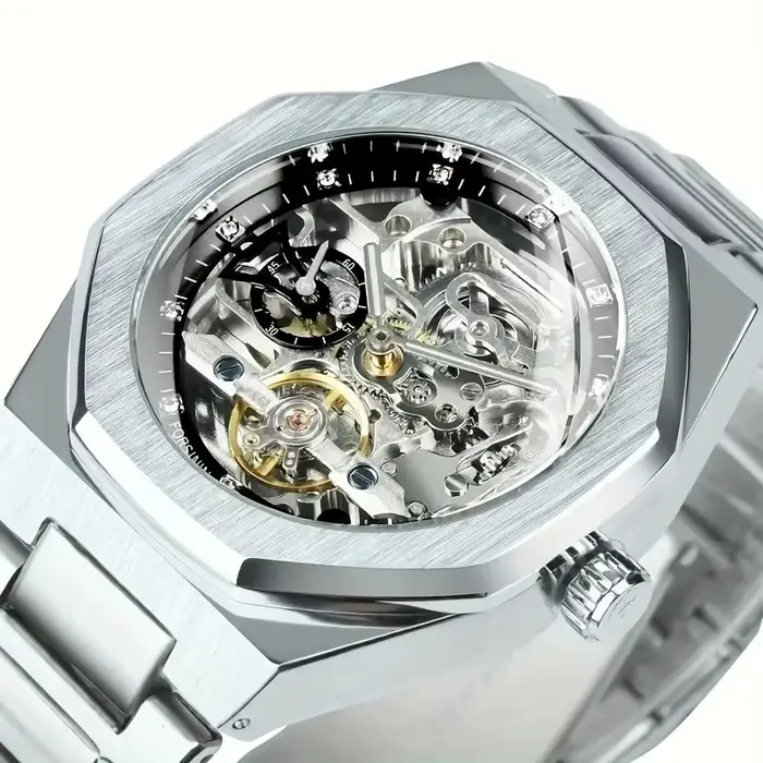 Montre mécanique automatique de luxe pour hommes
