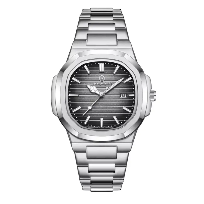 Nouvelle Montre Militaire de Luxe 2026 pour Homme, Carrée, Étanche, Lumineuse, Date et Jour, en Acie