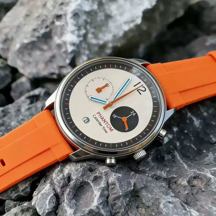 Montre PHANTOM Sport Chrono pour homme - Acier inoxydable résistant aux rayures