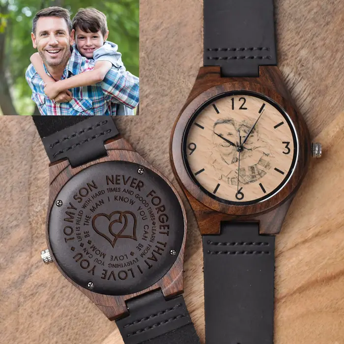 Montre créative avec design et logo personnels