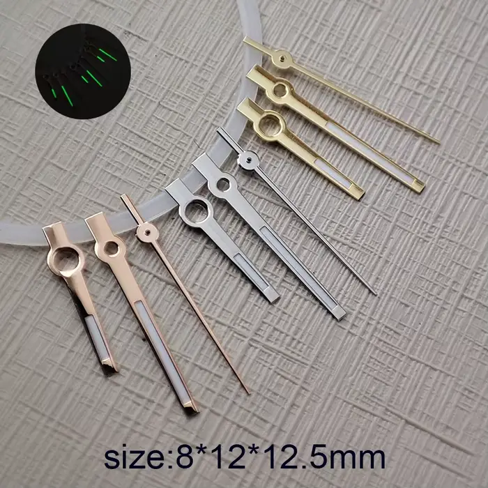 Aiguilles de montre SNQP en forme de bâton avec Super Lume pour mouvements automatiques conviviales pour hommes et femmes occassions spéciales