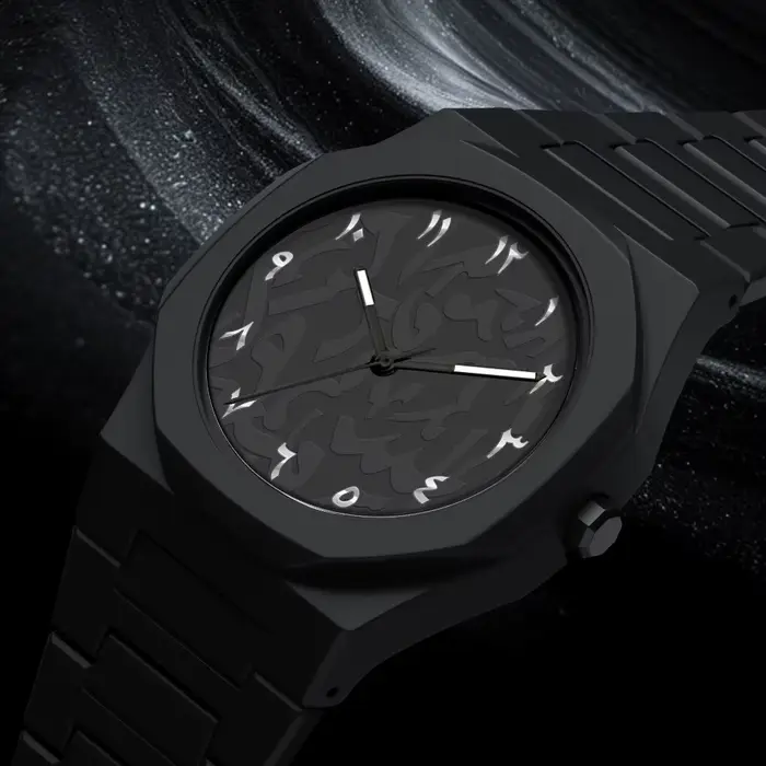 Montre à cadran arabe étanche