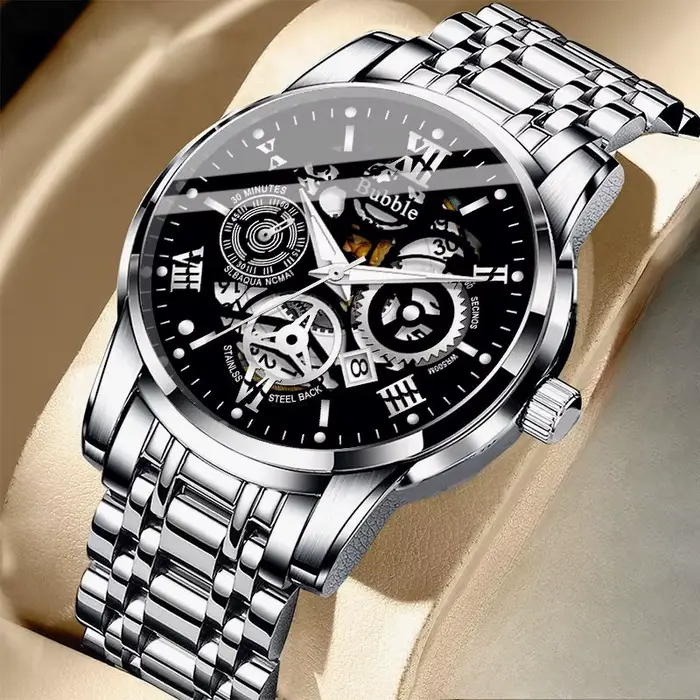 Montre pour hommes, montre creuse rétro de grande valeur