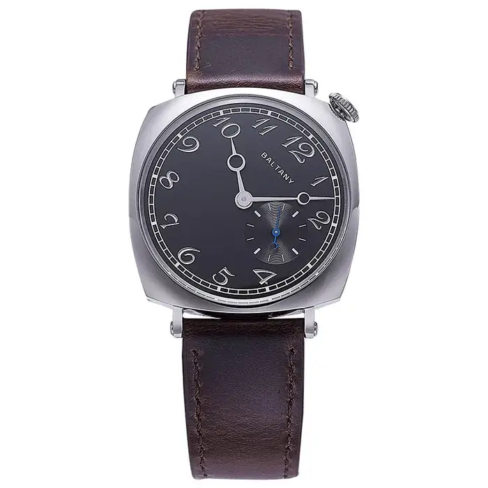 Baltany Quartz 1921 montres homme S4072 montres-bracelets à rappel abordables saphir cristal