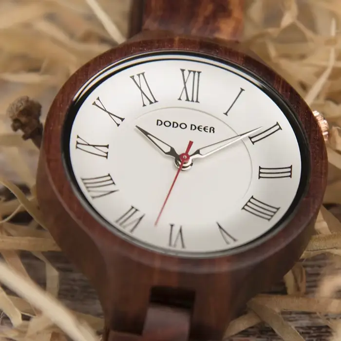 DODO DEER-Montres-bracelets à quartz en bois pour femmes, marque de luxe, haute qualité, cadeau de fête des mères, savoir chaud
