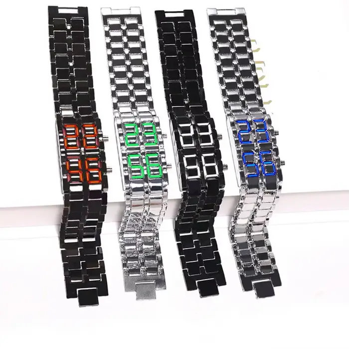 Montre numérique pour hommes
