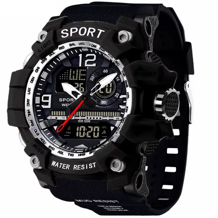 Montre de sport universelle à double affichage 2100