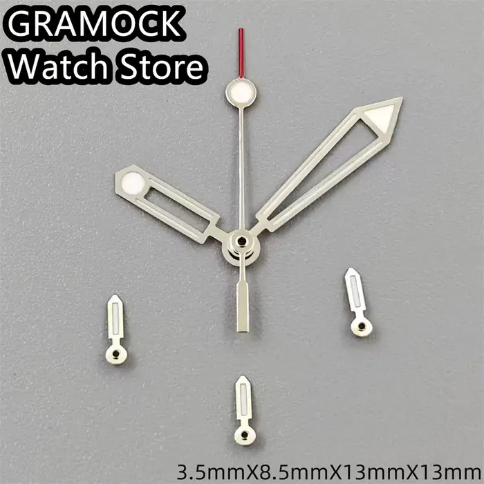 GRAMOCK – aiguilles de montre en argent