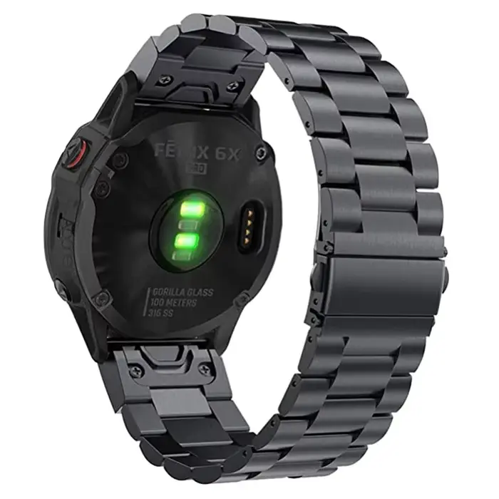 Bracelet de montre en métal pour Garmin Epix Gen 2 Tactix 7X Pro Mk1 Mk2i, Bracelet en acier inoxydable Fenix 6 6X Pro 5 5X 7 22mm 26mm