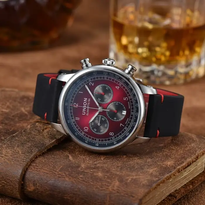 Montre chronographe automatique Union Glashutte SA