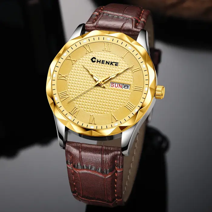 Montre à bracelet en cuir pour homme tendance : styles business