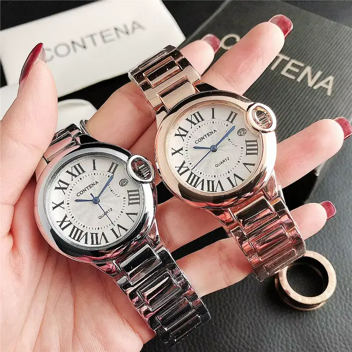 Montre TINUORA en acier inoxydable élégante avec affichage de calendrier pour femmes occasions spéciales