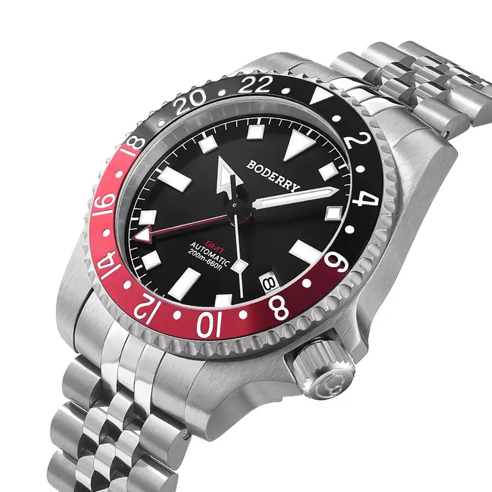 Boderry-Montre de plongée en titane ADMIRAL Gstuff pour homme