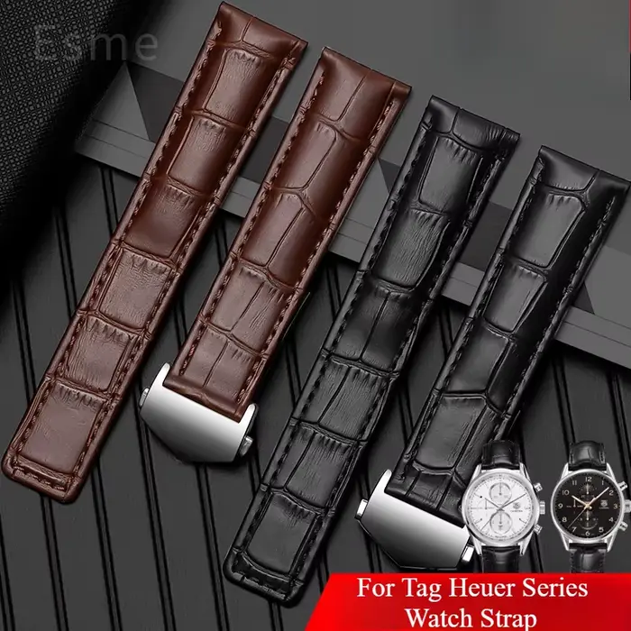 Bracelet de Montre en Cuir de Vache group