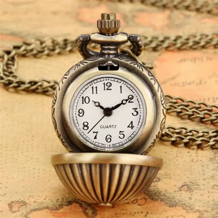 Montre de poche ronde de Style Vintage