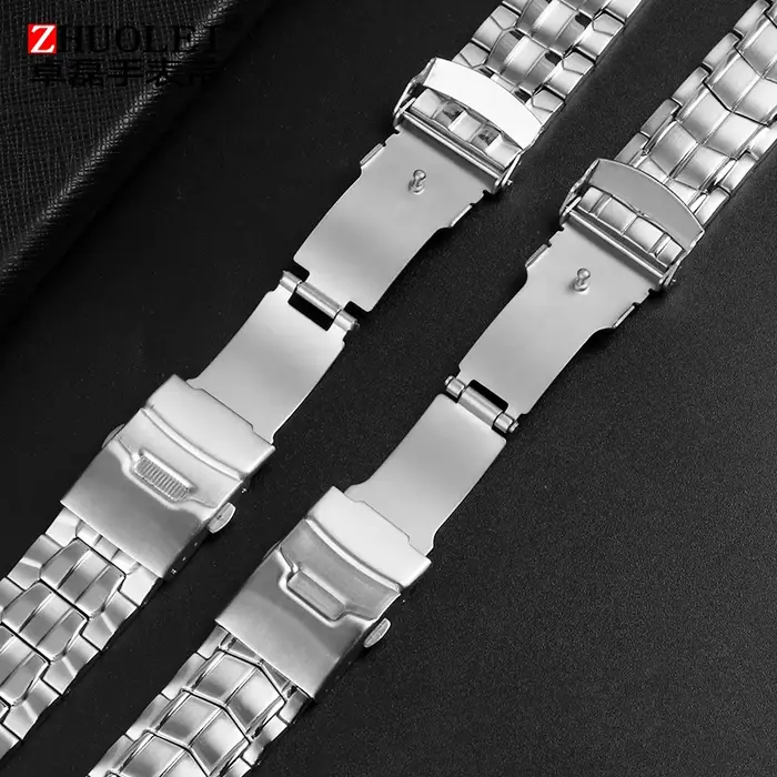 550 EF-524 Solide En Acier Inoxydable Bracelet De Montre Pour mol EDIFICE Série