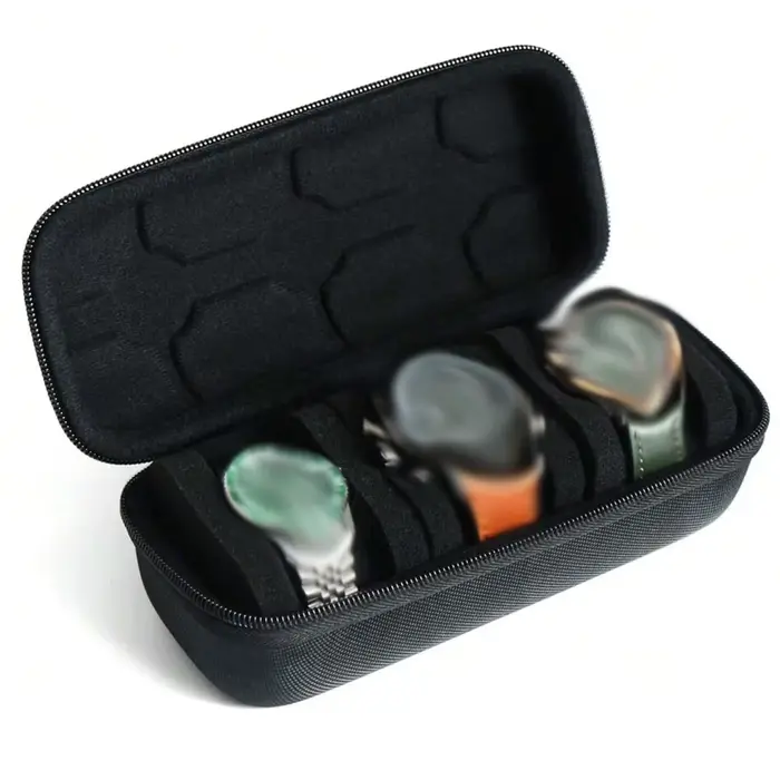 Boîte de voyage de montre pour hommes et femmes avec protection et organisation sophistiquée pour montres chères et affichage élégant pour occasions spéciales