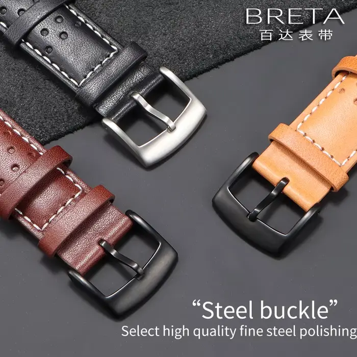 Pour citoyen Eco-Drive FF CA4500-16X CA4558-16E CA4500-32A BM8475 22mm bracelet d'accessoires de montre en cuir véritable pour hommes