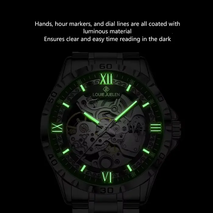 Montre pour homme, entièrement automatique