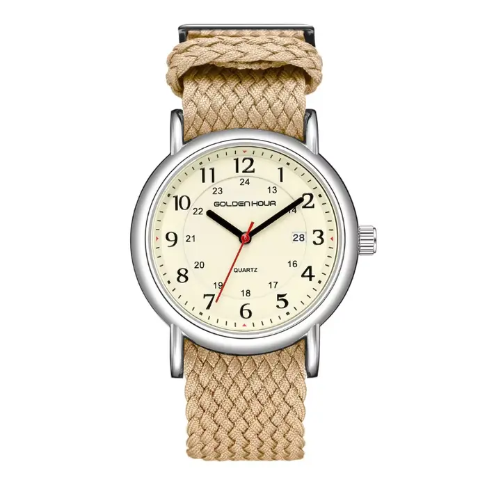 Montre à Quartz pour étudiant, avec mouvement AL35 du japon, boîtier en alliage de 39mm de diamètre
