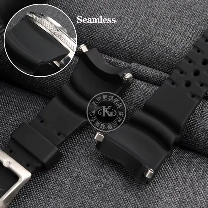 Bracelet de montre en caoutchouc pour Citizen BJ8050
