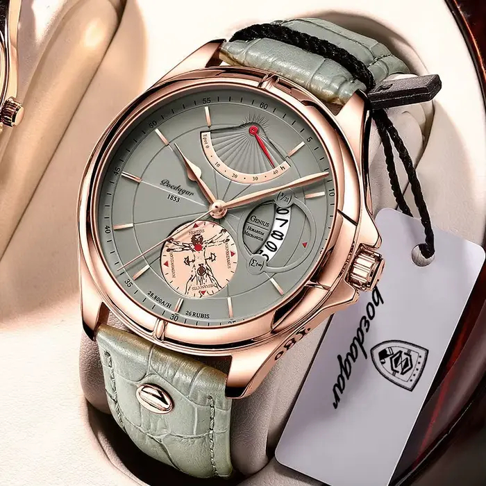 Montre-bracelet de sport à grand cadran pour homme