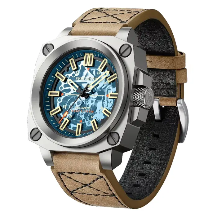 FEELNEVER nouvelles montres mécaniques hommes mode en acier inoxydable de luxe montre pour hommes ét